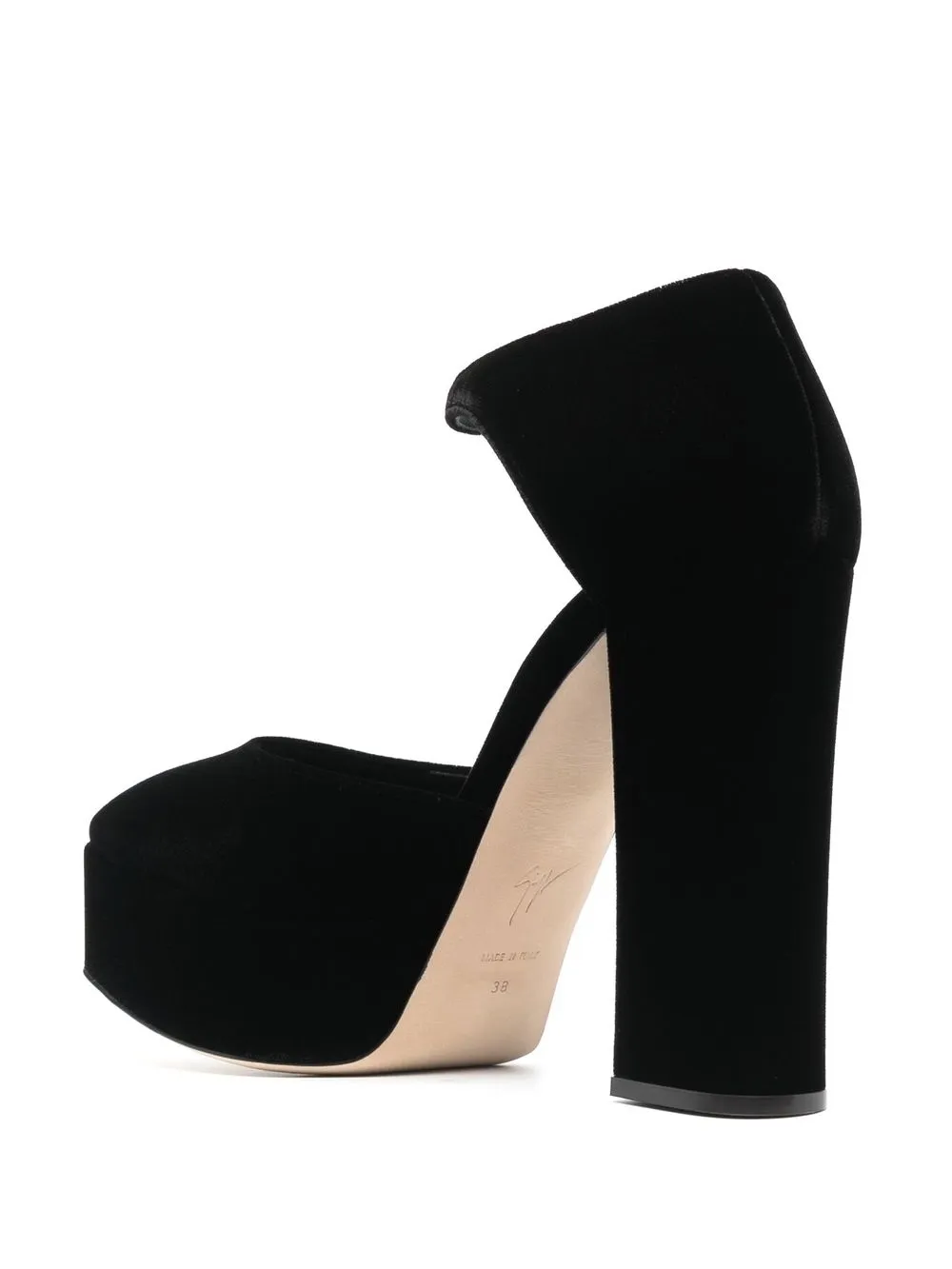 Women Giuseppe Zanotti 120mm Leather Platform Pumps 5 Women Giuseppe Zanotti 120mm Leather Platform Pumps - Image 3
