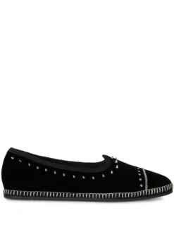 Women Giuseppe Zanotti Otium Studded Loafers