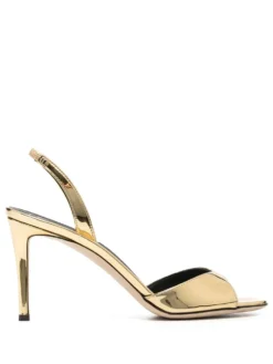 Women Giuseppe Zanotti 90mm Leather Open-toe Heels