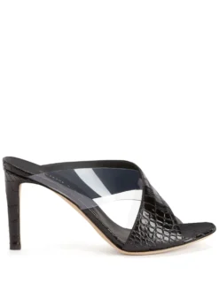 Women Giuseppe Zanotti Bella Plexi Cross-strap Mules