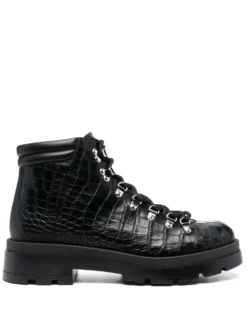 Men Giuseppe Zanotti Crocodile-effect Leather Boots