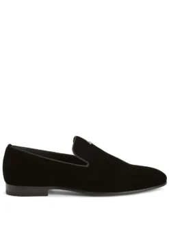 Men Giuseppe Zanotti Slip-on Velvet Loafers