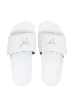 Women Giuseppe Zanotti Signature-plaque Touch-strap Slides 9 Women Giuseppe Zanotti Signature-plaque Touch-strap Slides -Giuseppe Zanotti 19205956 42267064 1000