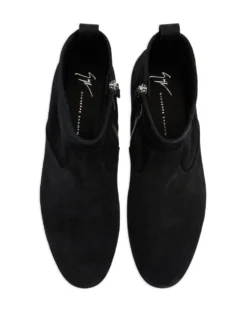 Men Giuseppe Zanotti Velvet-leather Boots -Giuseppe Zanotti 19205974 45148290 1000