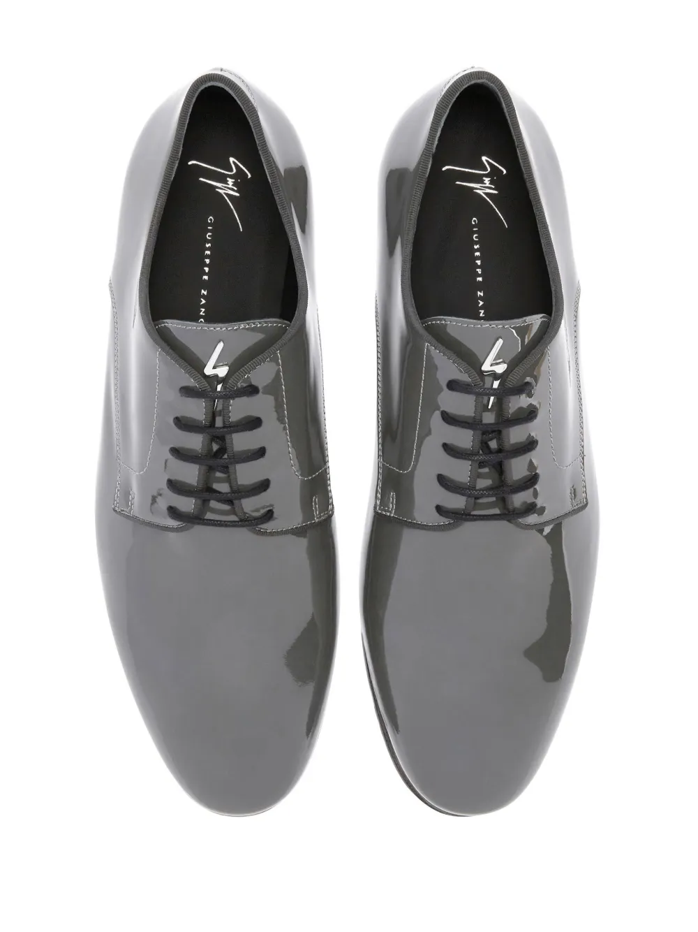 Men Giuseppe Zanotti Patent-leather Lace-up Loafers 6 Men Giuseppe Zanotti Patent-leather Lace-up Loafers - Image 4