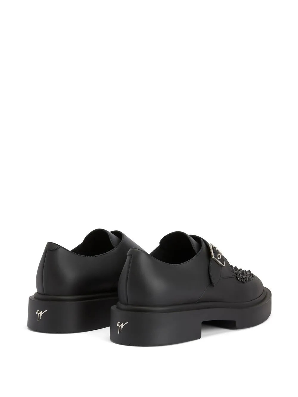 Men Giuseppe Zanotti Studded Buckle-strap Shoes 5 Men Giuseppe Zanotti Studded Buckle-strap Shoes - Image 3