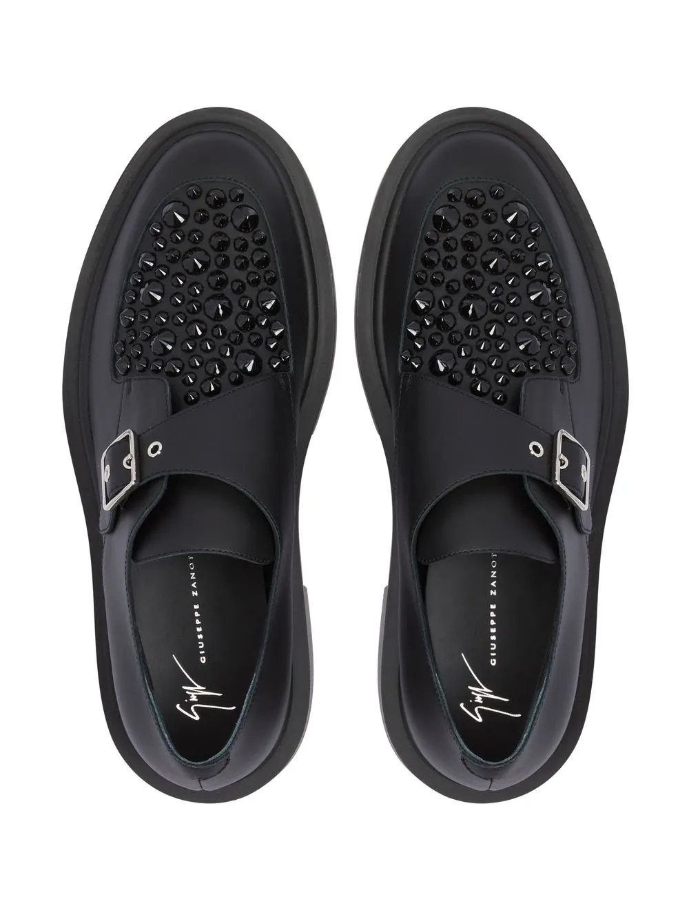 Men Giuseppe Zanotti Studded Buckle-strap Shoes 6 Men Giuseppe Zanotti Studded Buckle-strap Shoes - Image 4