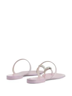 Women Giuseppe Zanotti Crystal-embellished Flat Slides -Giuseppe Zanotti 19206472 43973288 1000