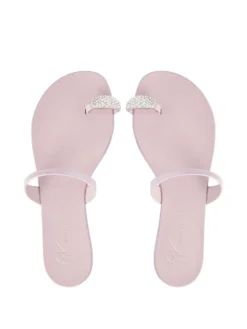 Women Giuseppe Zanotti Crystal-embellished Flat Slides -Giuseppe Zanotti 19206472 43974260 1000