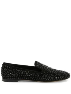 Women Giuseppe Zanotti Evangelie Studded Loafers