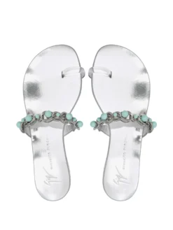 Women Giuseppe Zanotti Crystal-strap Sandals -Giuseppe Zanotti 19206529 42309980 1000