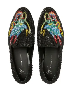 Men Giuseppe Zanotti Rhinestone-embellished Dragon-motif Loafers -Giuseppe Zanotti 19206573 43202107 1000