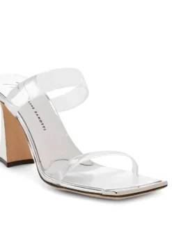 Women Giuseppe Zanotti Transparent Block-heel Mules -Giuseppe Zanotti 19206596 42313819 1000