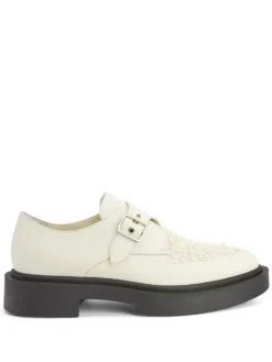Men Giuseppe Zanotti Adric Studded Buckle-strap Shoes