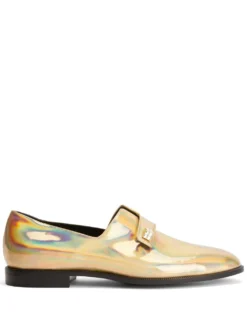 Men Giuseppe Zanotti Marty Iridescent-leather Loafers