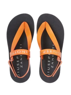 Men Giuseppe Zanotti Khais Logo-strap Flip Flops -Giuseppe Zanotti 19207139 43203587 1000