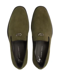 Men Giuseppe Zanotti Imrham Logo-plaque Suede Loafers 9 Men Giuseppe Zanotti Imrham Logo-plaque Suede Loafers -Giuseppe Zanotti 19207159 43203249 1000