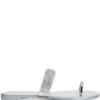 Women Giuseppe Zanotti Erwan Gem-detail Flat Sandals -Giuseppe Zanotti 19207180 42313250 1000