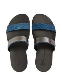 Men Giuseppe Zanotti Metal-plaque Snakeskin-effect Sandals 9 Men Giuseppe Zanotti Metal-plaque Snakeskin-effect Sandals -Giuseppe Zanotti 19207213 43201697 1000