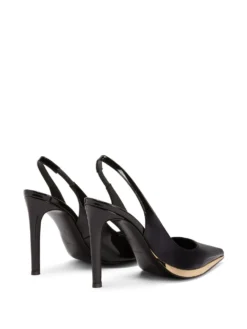 Women Giuseppe Zanotti 105mm Slingback Leather Pumps -Giuseppe Zanotti 19207230 43974542 1000