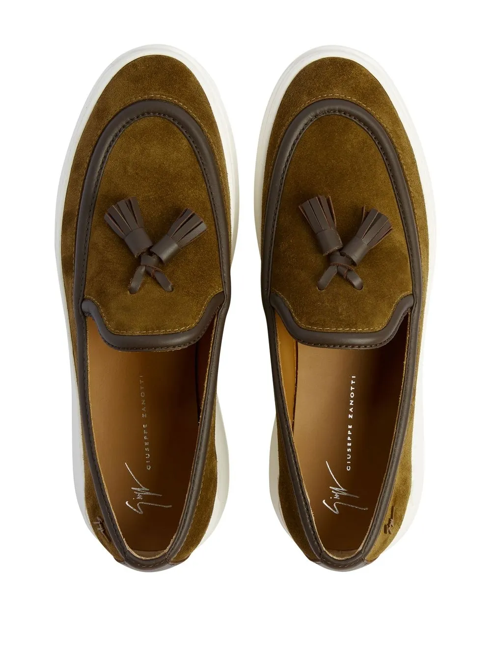 Men Giuseppe Zanotti Conley Tassel Suede Loafers 6 Men Giuseppe Zanotti Conley Tassel Suede Loafers - Image 4