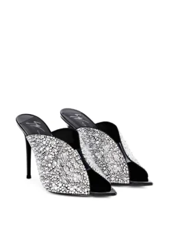 Women Giuseppe Zanotti Intriigo Crystal Heeled Mules -Giuseppe Zanotti 19397414 43518424 1000