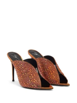 Women Giuseppe Zanotti Intriigo Sparkle Embellished Mules -Giuseppe Zanotti 19397459 43519768 1000