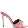 Women Giuseppe Zanotti Intiigo Knot Embellished Mules -Giuseppe Zanotti 19397467 43517865 1000