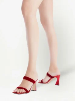 Women Giuseppe Zanotti Flaminia 85mm Velvet Mule -Giuseppe Zanotti 19397500 43230276 1000