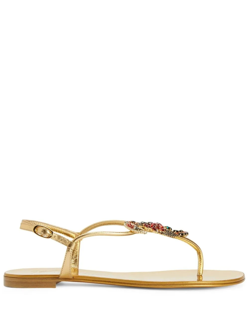 Women Giuseppe Zanotti Tropical Beach Flat Sandals 3 Women Giuseppe Zanotti Tropical Beach Flat Sandals