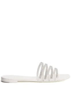Women Giuseppe Zanotti Iride Crystal-embellished Slides