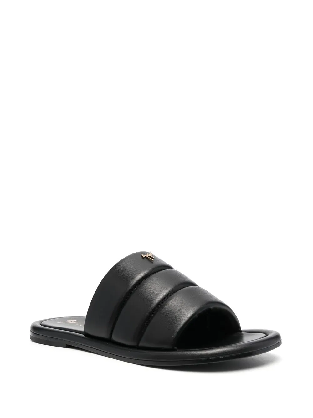 Women Giuseppe Zanotti Logo-plaque Slides 4 Women Giuseppe Zanotti Logo-plaque Slides - Image 2