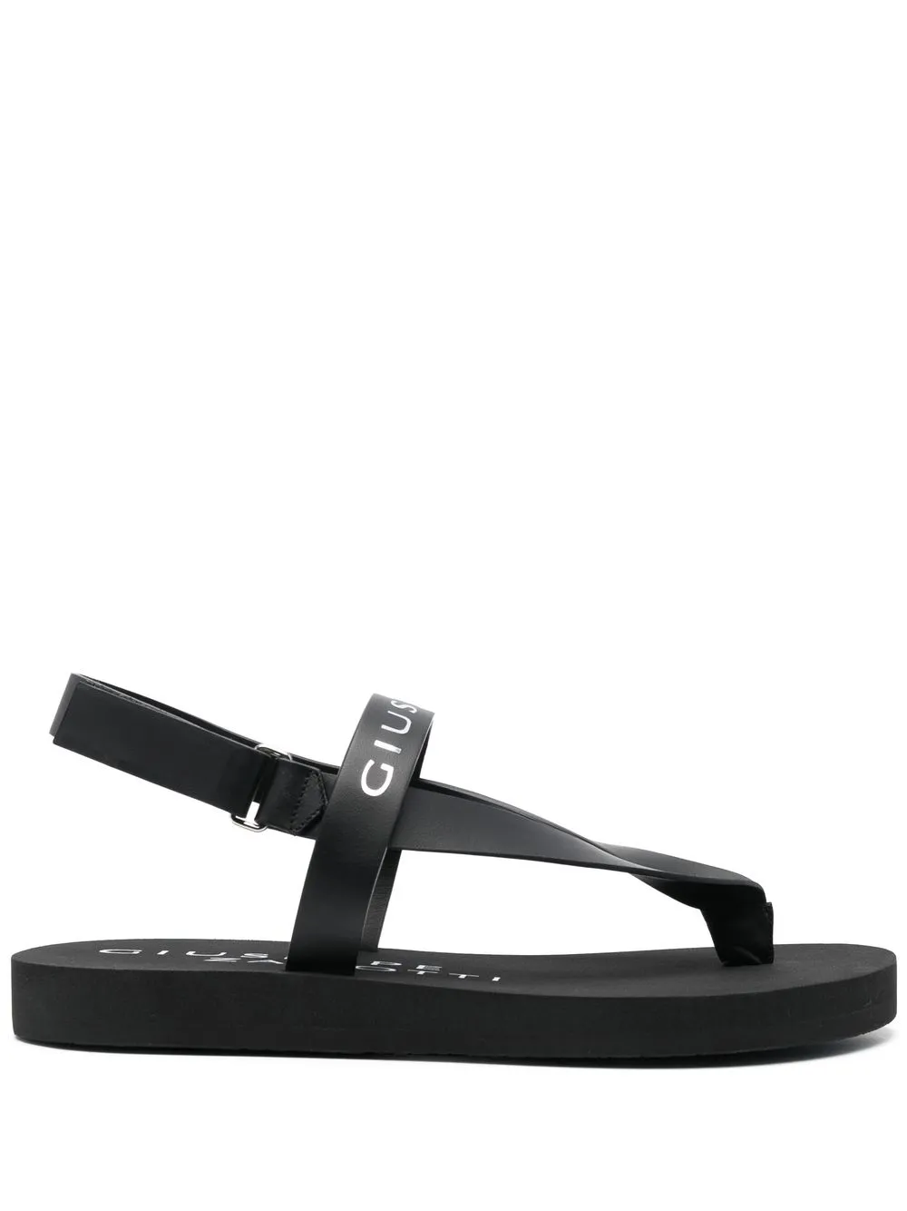 Women Giuseppe Zanotti Logo-print Thong-strap Sandals 3 Women Giuseppe Zanotti Logo-print Thong-strap Sandals
