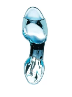 Women Giuseppe Zanotti Slingback Metallic Sandals -Giuseppe Zanotti 19724258 44132323 1000