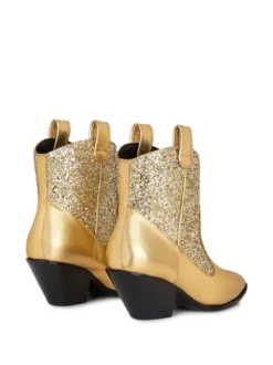 Women Giuseppe Zanotti Elna Glittery Cowboy Boots -Giuseppe Zanotti 19783988 44490681 1000