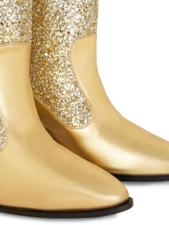 Women Giuseppe Zanotti Elna Glittery Cowboy Boots -Giuseppe Zanotti 19783988 44492118 1000