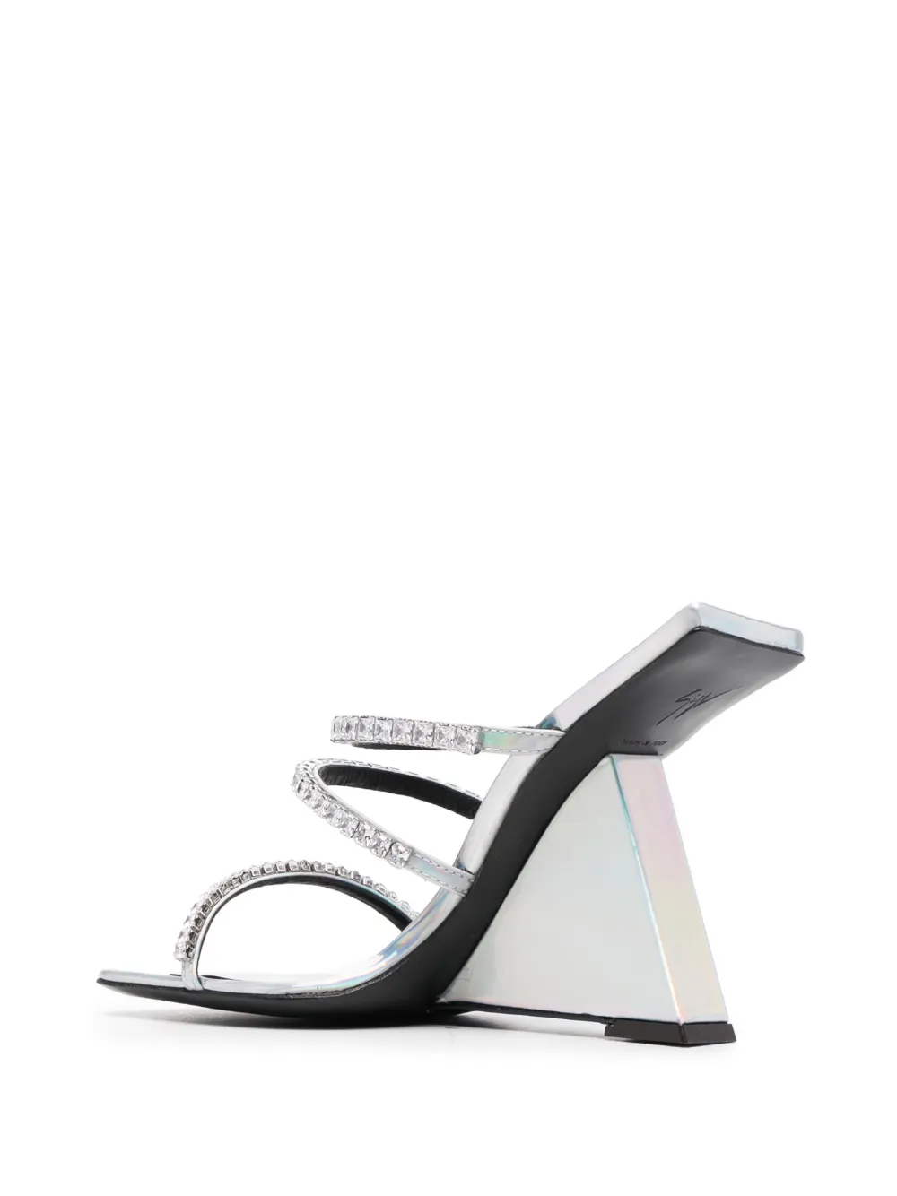 Women Giuseppe Zanotti Clareence 100mm Rhinestone-embellished Mules 5 Women Giuseppe Zanotti Clareence 100mm Rhinestone-embellished Mules - Image 3