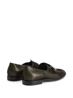 Men Giuseppe Zanotti Marty Leather Loafers -Giuseppe Zanotti 20103780 50216684 1000