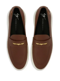 Men Giuseppe Zanotti New Conley Leather Loafers -Giuseppe Zanotti 20104026 50016690 1000