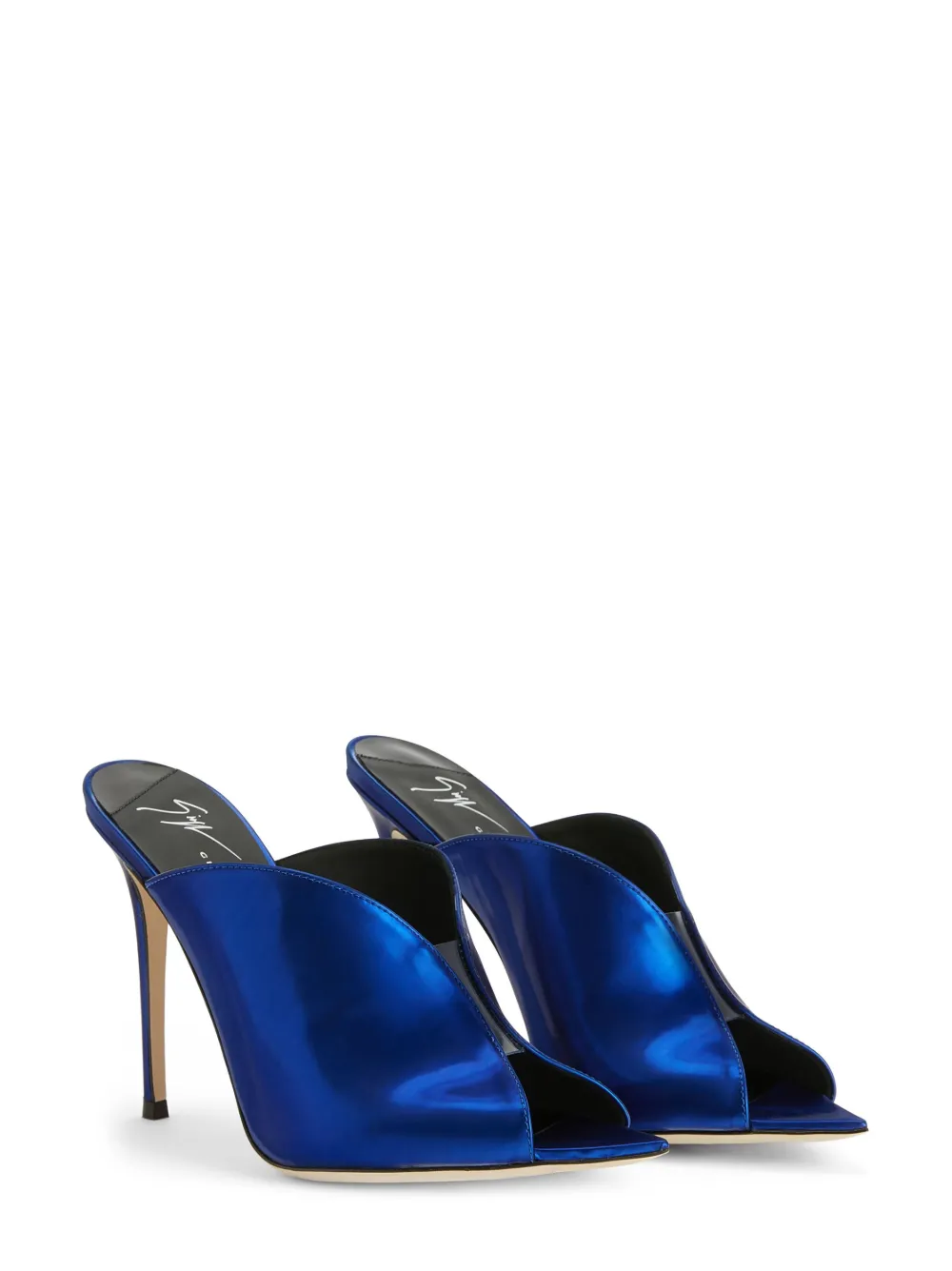 Women Giuseppe Zanotti Intriigo Muse 105mm Metallic-effect Mules 4 Women Giuseppe Zanotti Intriigo Muse 105mm Metallic-effect Mules - Image 2