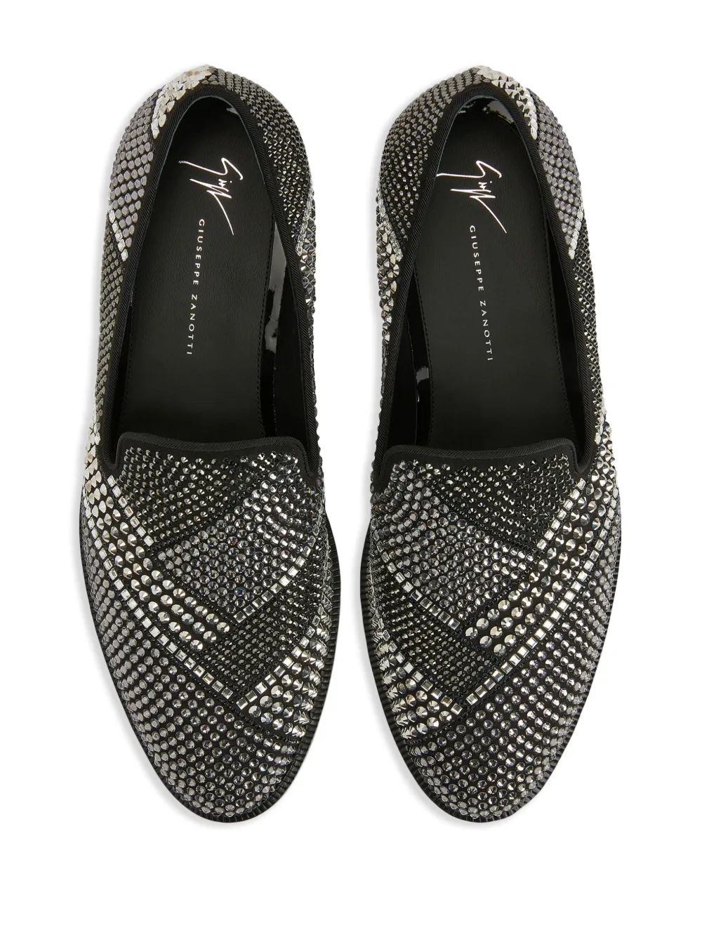 Men Giuseppe Zanotti Raimond Crystal-embellished Loafers 6 Men Giuseppe Zanotti Raimond Crystal-embellished Loafers - Image 4