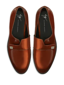 Men Giuseppe Zanotti Marty Metallic-effect Loafers -Giuseppe Zanotti 20105176 50017329 1000