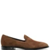 Men Giuseppe Zanotti Almond-toe Suede Loafers