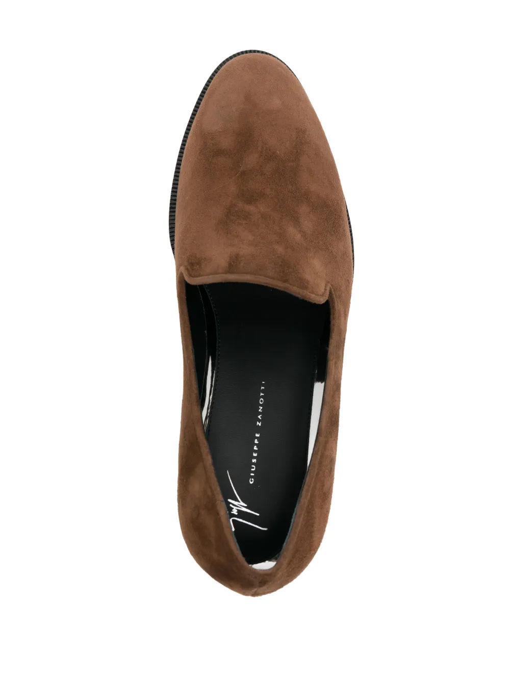 Men Giuseppe Zanotti Almond-toe Suede Loafers 6 Men Giuseppe Zanotti Almond-toe Suede Loafers - Image 4